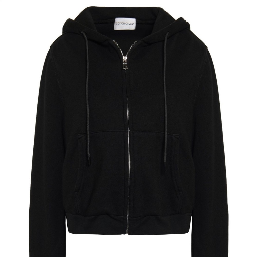 NWT Cotton Citizen Paneled Denim And Cotton Jacket